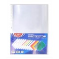 100 folii protectie A4 45 microni cristal NOKI