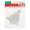Accesorii creatie Eva Christmas Tree White brad Craciun buretat