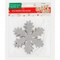 Accesorii creatie Eva Snowflake Silver fulg nea buretat