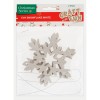 Accesorii creatie Eva Snowflake White fulg nea buretat