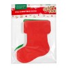 Accesorii creatie Eva Christmas Sock ciorap Craciun buretat