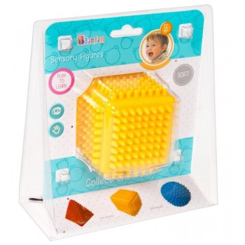 Jucarie copii cub senzorial BamBam Sensory Cube