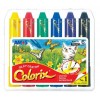 Creioane cerate retractabile AMOS CRX5PC6 6 culori/cutie pvc