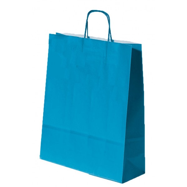 Punga hartie pentru cadou A3 Papiroti 04625, m.rasucite, 100g/m², 32x41x12cm, albastru