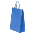 Punga hartie pentru cadou A4 Papiroti 04524, m.rasucite, 90g/m², 22x31x10cm, albastru