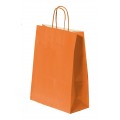 Punga hartie pentru cadou B4 Papiroti 04530, m.rasucite, 90g/m², 26x35x12cm,portocaliu