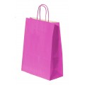 Punga hartie pentru cadou B4 Papiroti 04535, m.rasucite, 90g/m², 26x35x12cm, roz