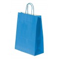 Punga hartie pentru cadou B4 Papiroti 04536, m.rasucite, 90g/m², 26x35x12cm, albastru