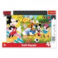 Puzzle carton 15 piese TREFL Mickey in the Countryside