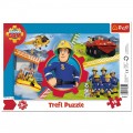 Puzzle carton 15 piese TREFL Fireman Sam varsta +3