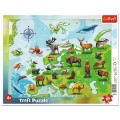 Puzzle copii +4ani 25 piese TREFL Europe Map