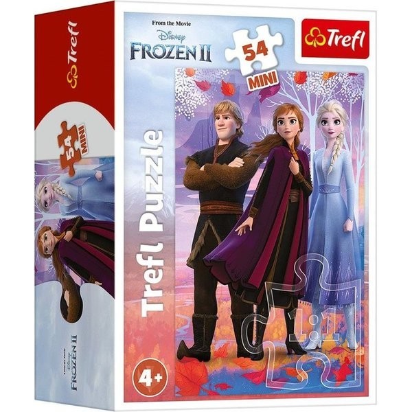 Puzzle 54 piese TREFL Frozen 2 World of Anna and Elsa