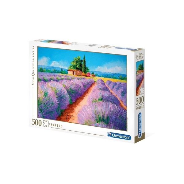 Puzzle carton 500 piese CLEMENTONI 35073 Lavender Scent