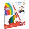 Set creioane colorate lungi 24 culori Fiorello Soft 170-2152/2188 triunghiulare