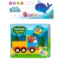 Jucarie copii carticica baie sunete vehicule BamBam Bath Book Vehicle Cognition