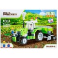 Joc copii constructie puzzle PVC MegaCreative vehicul agricol 2in1 259-268 piese