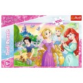 Puzzle 100 piese TREFL Disney A dream of being a Princess copii +5