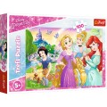 Puzzle 100 piese TREFL Disney A dream of being a Princess copii +5