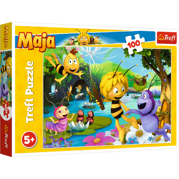 Puzzle 100 piese TREFL Maja the Bee copii varsta +5