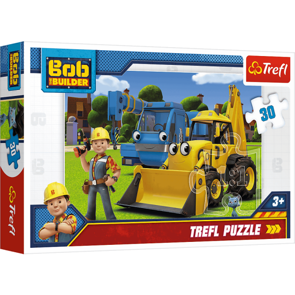 Puzzle carton 30 piese TREFL Bob the builder New challenge