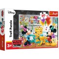 Puzzle 30 piese TREFL Disney Mickey Mouse and Friends Birthday cake