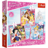 Puzzle 3in1: 20 36 50 piese TREFL Disney The enchanted world of princesses