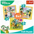 Puzzle 3in1: 20 36 50 piese TREFL Trefliks It's fun together