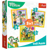 Puzzle 3in1: 20 36 50 piese TREFL Trefliks It's fun together