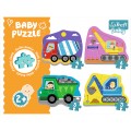 Puzzle 4in1: 4 6 3 5 piese TREFL Baby Puzzle Vehicles