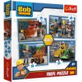 Puzzle 4in1: 70 48 35 54 piese TREFL Bob the builder - Busy day +4