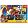 Puzzle 60 piese TREFL Blaze-What a team! varsta copii +4