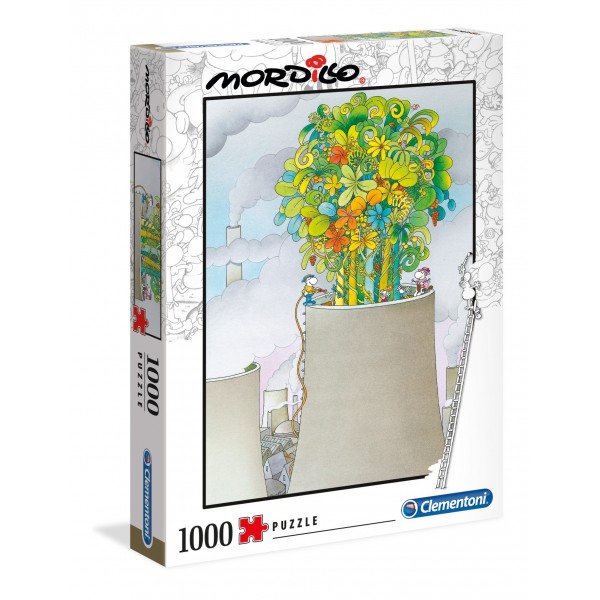 Puzzle carton 1000 piese CLEMENTONI High Quality Collection Mordillo 39535/457877 +10