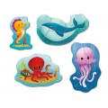 Puzzle carton 2 3 4 5 piese CLEMENTONI 20823 My First Sea Life
