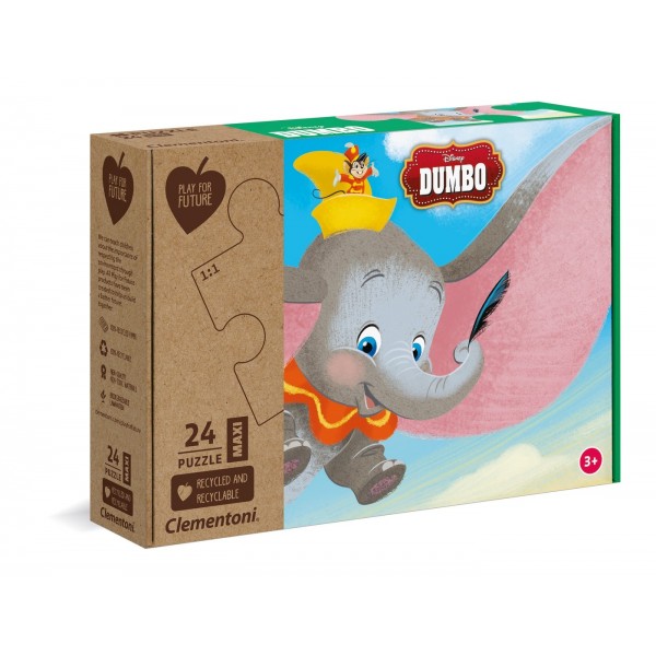 Puzzle carton 24 piese CLEMENTONI Dumbo - Play for Future Maxi 20261/458877 +3