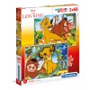 Puzzle carton 2x60 piese CLEMENTONI Disney Lion King Supercolor 21604/435905
