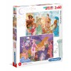 Puzzle carton 2x60 piese CLEMENTONI Olympian Gods Supercolor 21612/457287 +5
