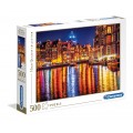 Puzzle carton 500 piese CLEMENTONI High Quality Collection Amsterdam 35037/394176 +14