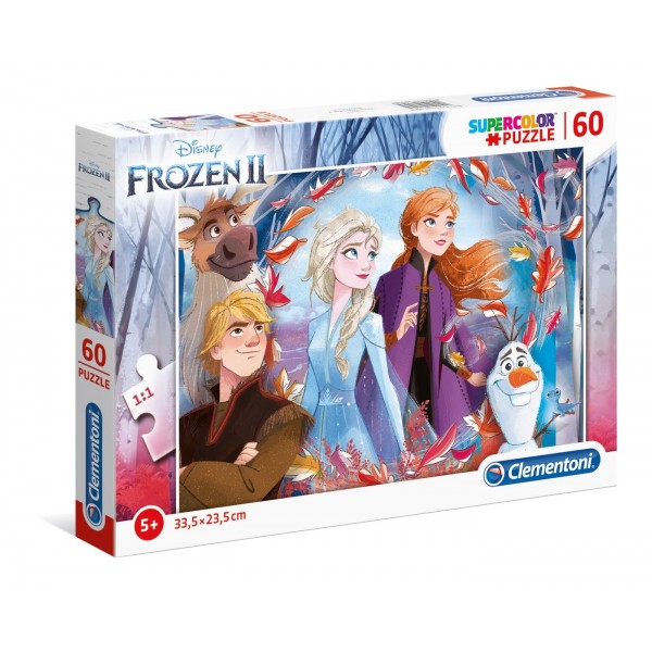 Puzzle carton 60 piese CLEMENTONI Disney Frozen 2 26058/456655 +5
