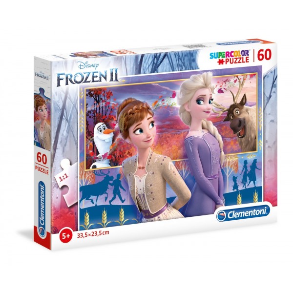 Puzzle carton 60 piese CLEMENTONI 26056 Frozen II +5