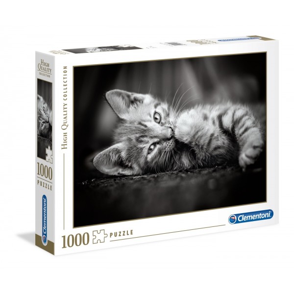 Puzzle carton 1000 piese CLEMENTONI 39422 Kitty +14