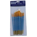 Pensule nylon pentru acryl/ulei/acuarele, Magi-Wap, BREA1013K , 10 bucati/set