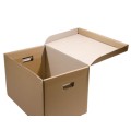 Container arhivare PAFF CA399-3N, capac fix, 520x330x330mm, carton, natur, pentru 6 bibliorafturi