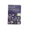 Jurnal B6 CNX Light Flowers 9602-1L, 200 pagini, coperta carton roz, cu magnet