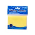 Notes adeziv Office Cover A04, 100 coli, 75x100mm, galben pastel, blister