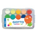 Acuarele Giotto, cu pensula, 15 culori, 15mm, F315