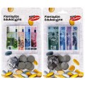 Set supermarket - 12x monede si 24x bancnote - MegaCreative 483256, 3+ ani