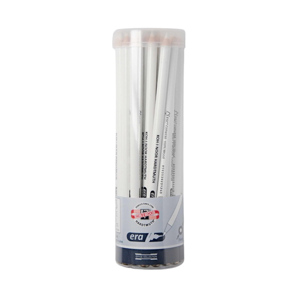Radiera Koh-i-noor ERA 6312, in creion, 3.8/7x175mm, alb, corp lemn FSC 100%