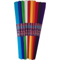 Hartie creponata Colorarte, 50x200cm, diverse culori, set 10 role