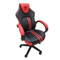 Scaun birou gaming Omega Varr Slide, reglaj inaltime, recliner, imitatie piele, negru-rosu