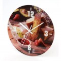 Ceas de perete Platinet 43816, Joy, rotund, 29.5x29.5x2cm, plastic, afisaj analogic cu cifre arabe, quartz